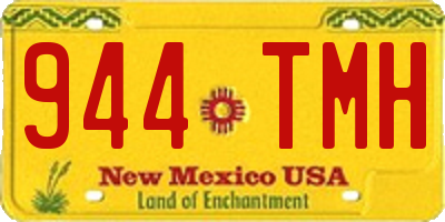 NM license plate 944TMH