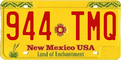 NM license plate 944TMQ