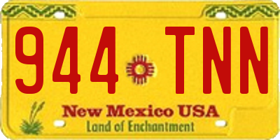 NM license plate 944TNN