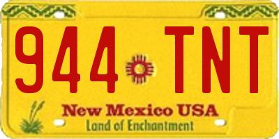NM license plate 944TNT