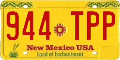 NM license plate 944TPP