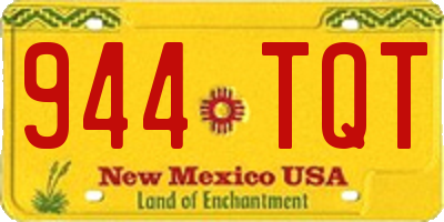 NM license plate 944TQT