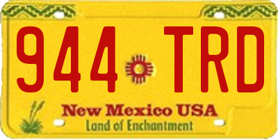 NM license plate 944TRD