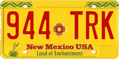 NM license plate 944TRK