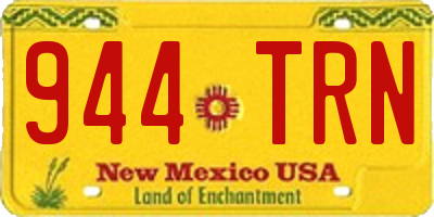NM license plate 944TRN