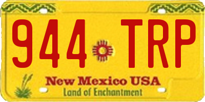 NM license plate 944TRP
