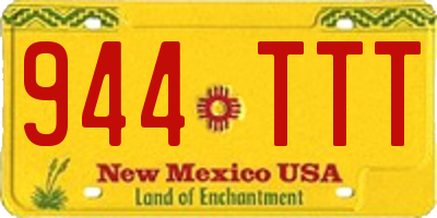 NM license plate 944TTT