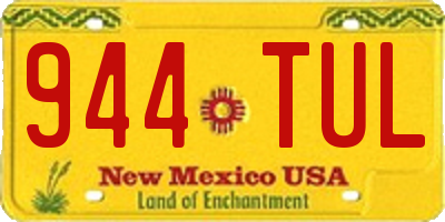 NM license plate 944TUL