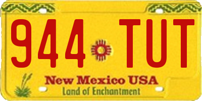 NM license plate 944TUT