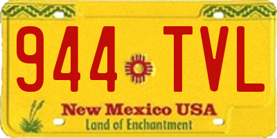 NM license plate 944TVL