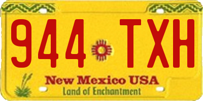 NM license plate 944TXH