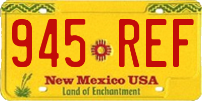 NM license plate 945REF