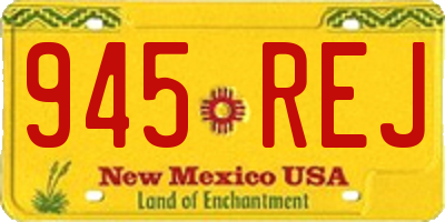 NM license plate 945REJ