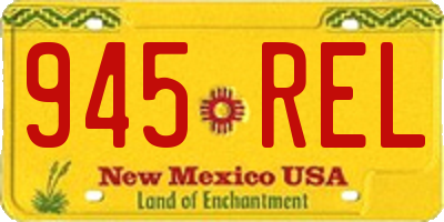 NM license plate 945REL