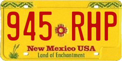 NM license plate 945RHP