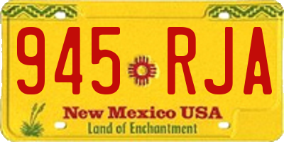 NM license plate 945RJA