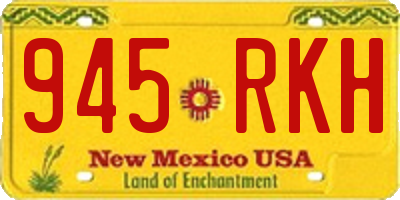 NM license plate 945RKH