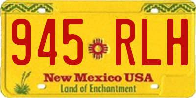NM license plate 945RLH