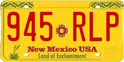 NM license plate 945RLP