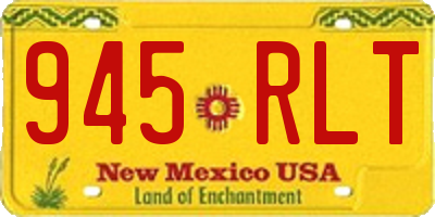 NM license plate 945RLT