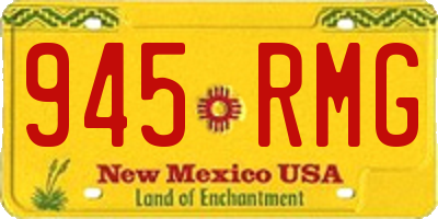 NM license plate 945RMG