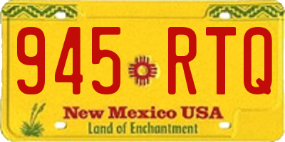 NM license plate 945RTQ