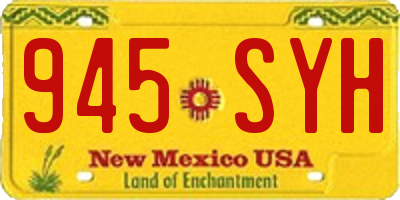 NM license plate 945SYH