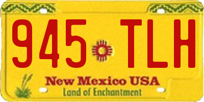 NM license plate 945TLH