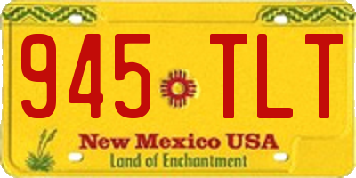 NM license plate 945TLT