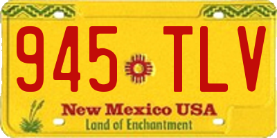 NM license plate 945TLV