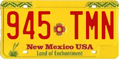NM license plate 945TMN