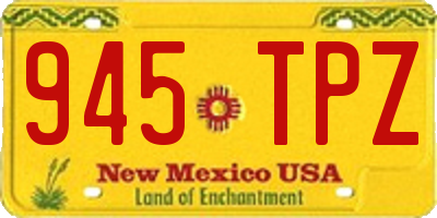 NM license plate 945TPZ