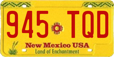 NM license plate 945TQD