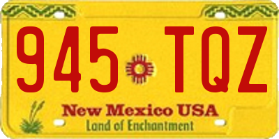 NM license plate 945TQZ