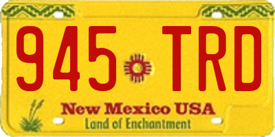 NM license plate 945TRD