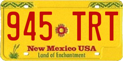 NM license plate 945TRT