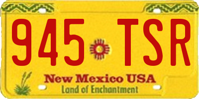 NM license plate 945TSR