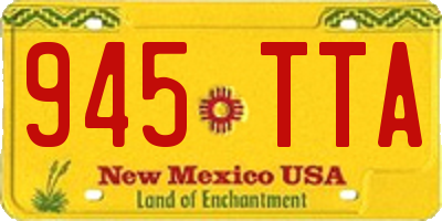 NM license plate 945TTA