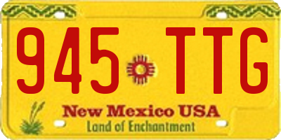NM license plate 945TTG