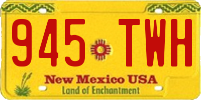 NM license plate 945TWH