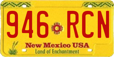 NM license plate 946RCN