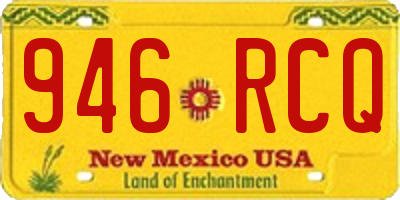 NM license plate 946RCQ