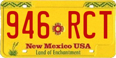 NM license plate 946RCT