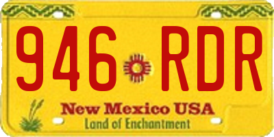 NM license plate 946RDR