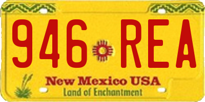 NM license plate 946REA
