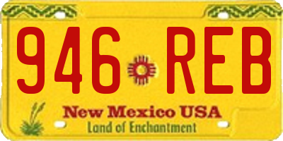 NM license plate 946REB