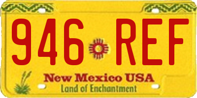 NM license plate 946REF
