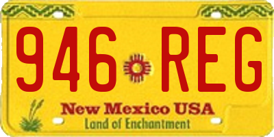 NM license plate 946REG