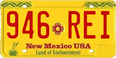 NM license plate 946REI