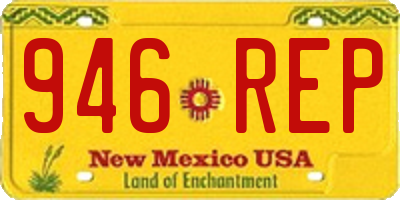 NM license plate 946REP
